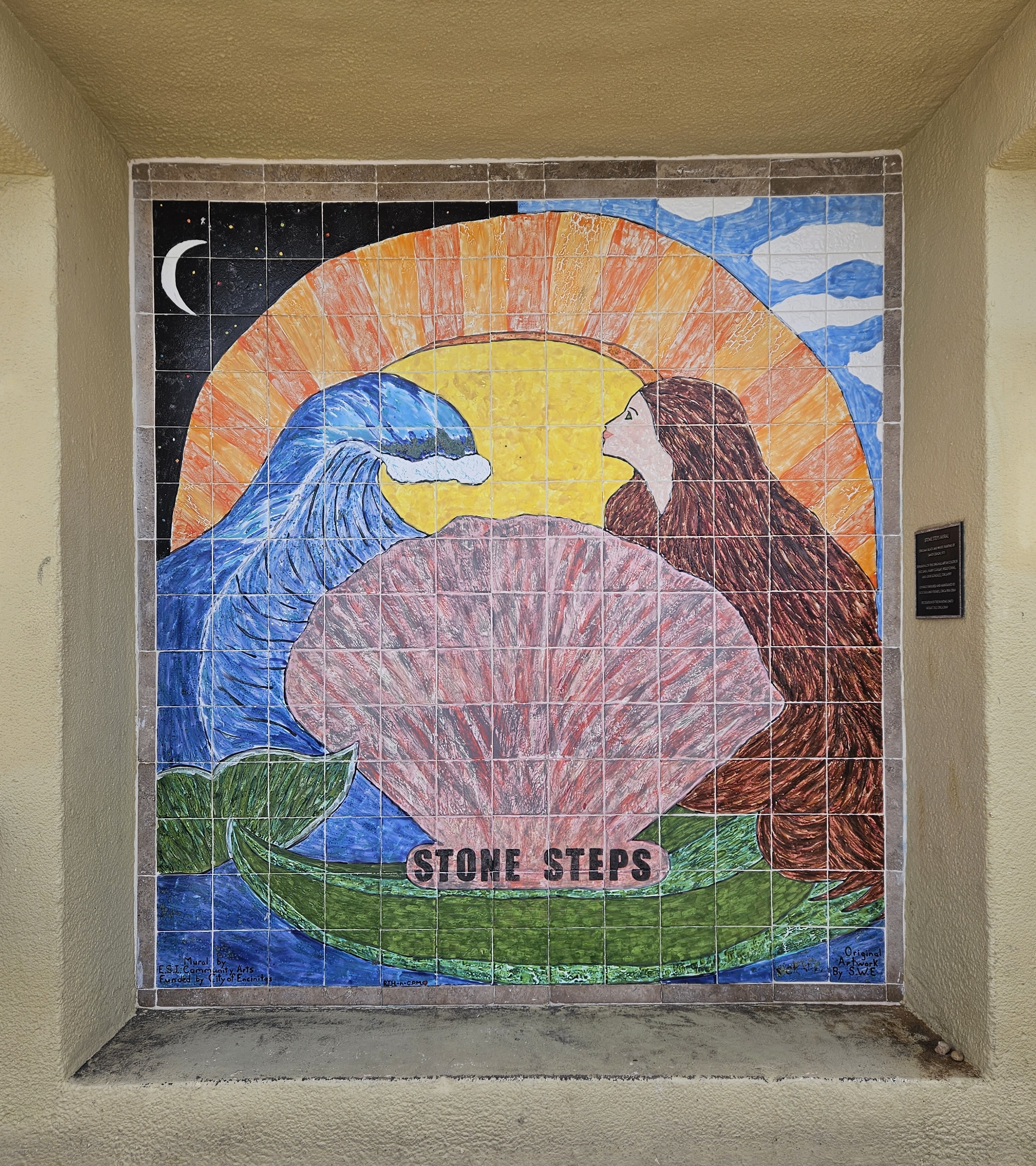 Stone Steps Mural — Leucadia Street Art