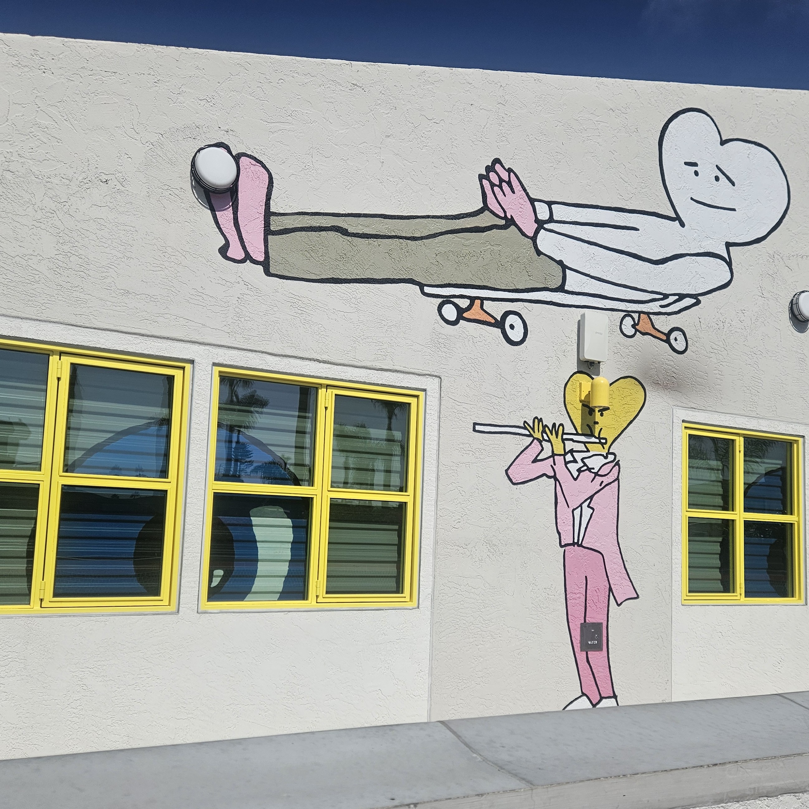 Mark Gonzales - Chick and Hawk