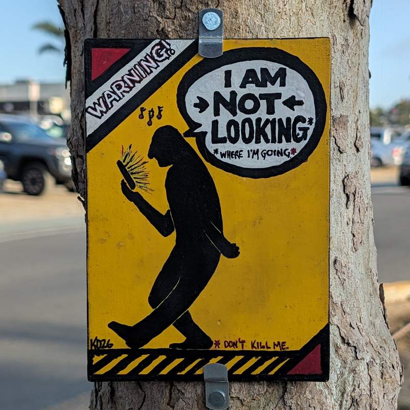 I am not looking